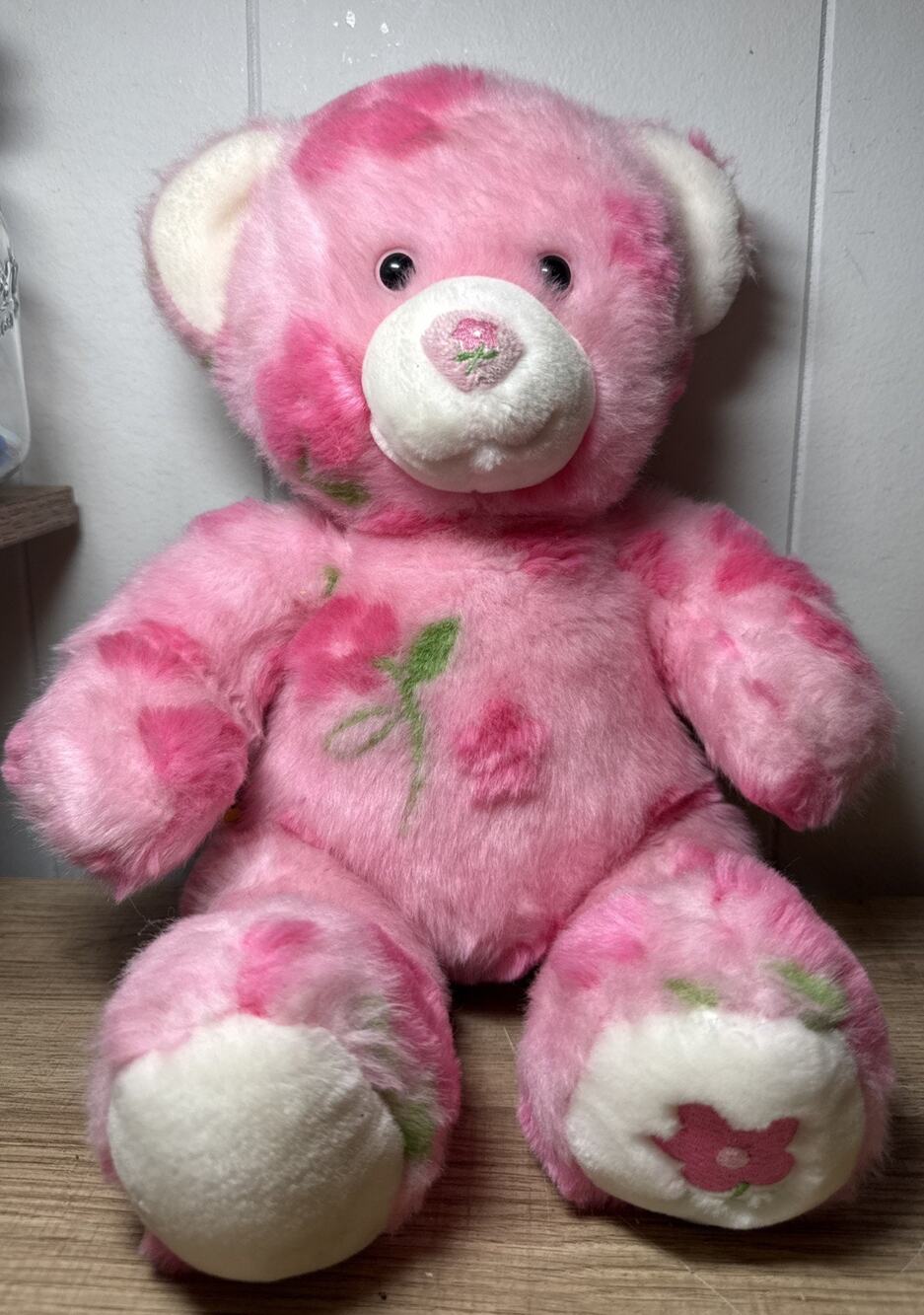 Build A Bear Seasons Of Hugs Spring Plush Bear w/ Pink Flowers F1